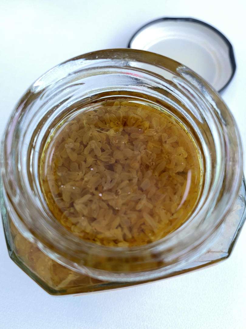 不变色的糖桂花