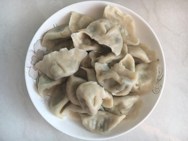 韭菜素饺子