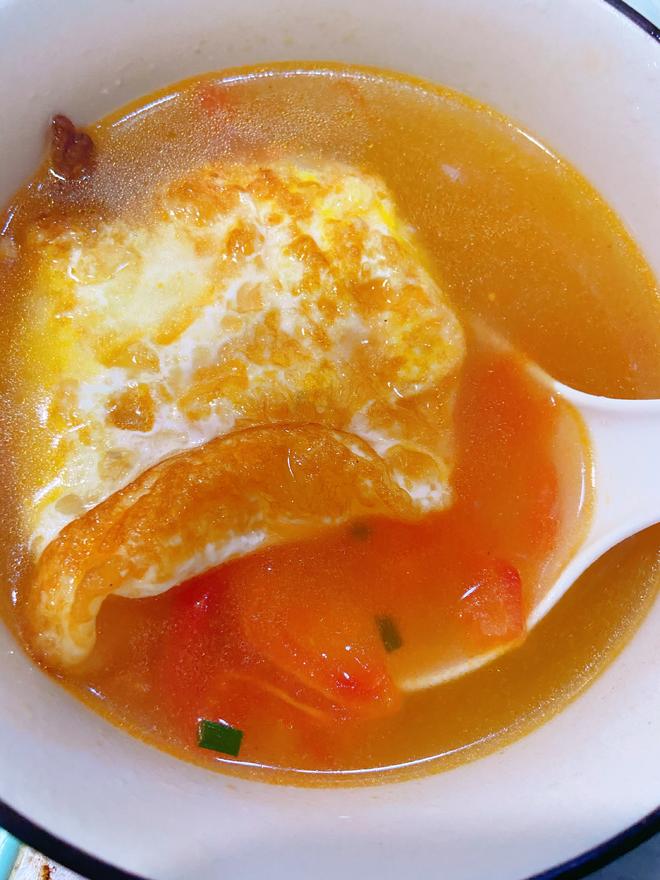 番茄煎蛋汤的做法