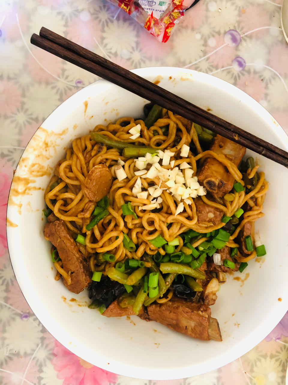 豆角排骨焖面￨真的无敌好吃