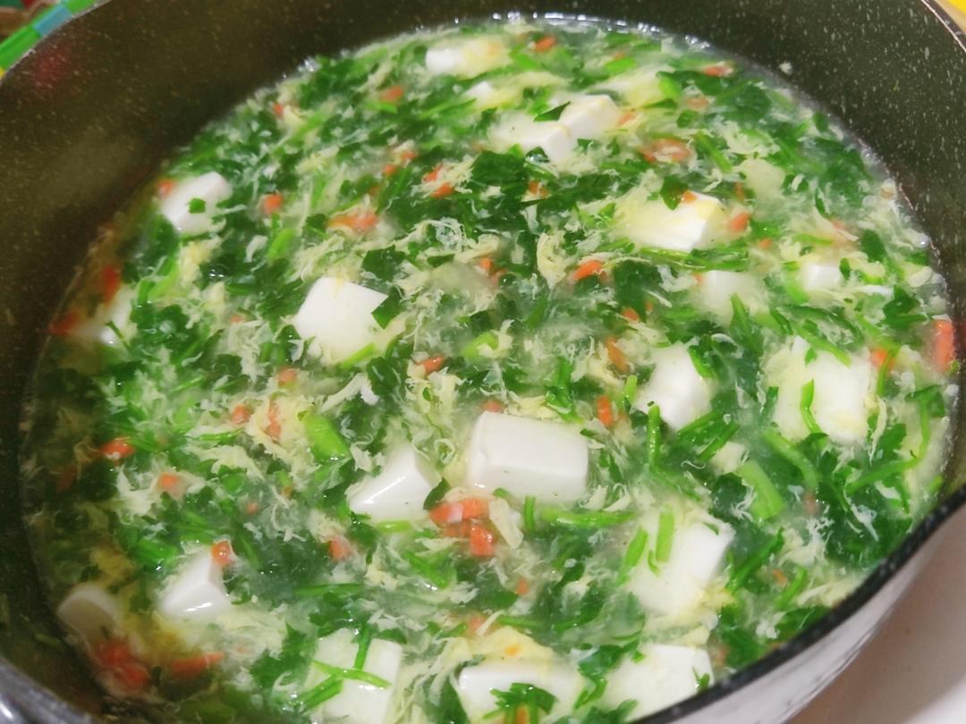 荠菜豆腐羹