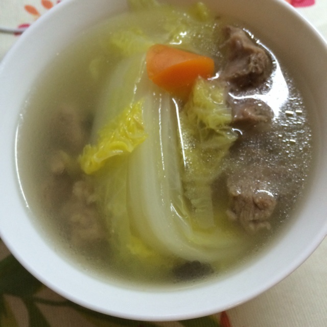 羊肉白菜汤