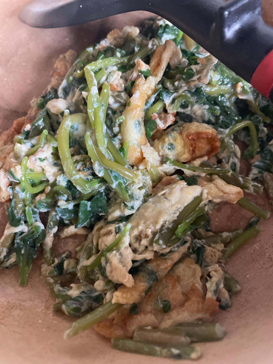 马齿苋炒鸡蛋