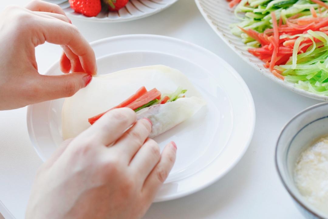 不用和面｜快手五彩春饼