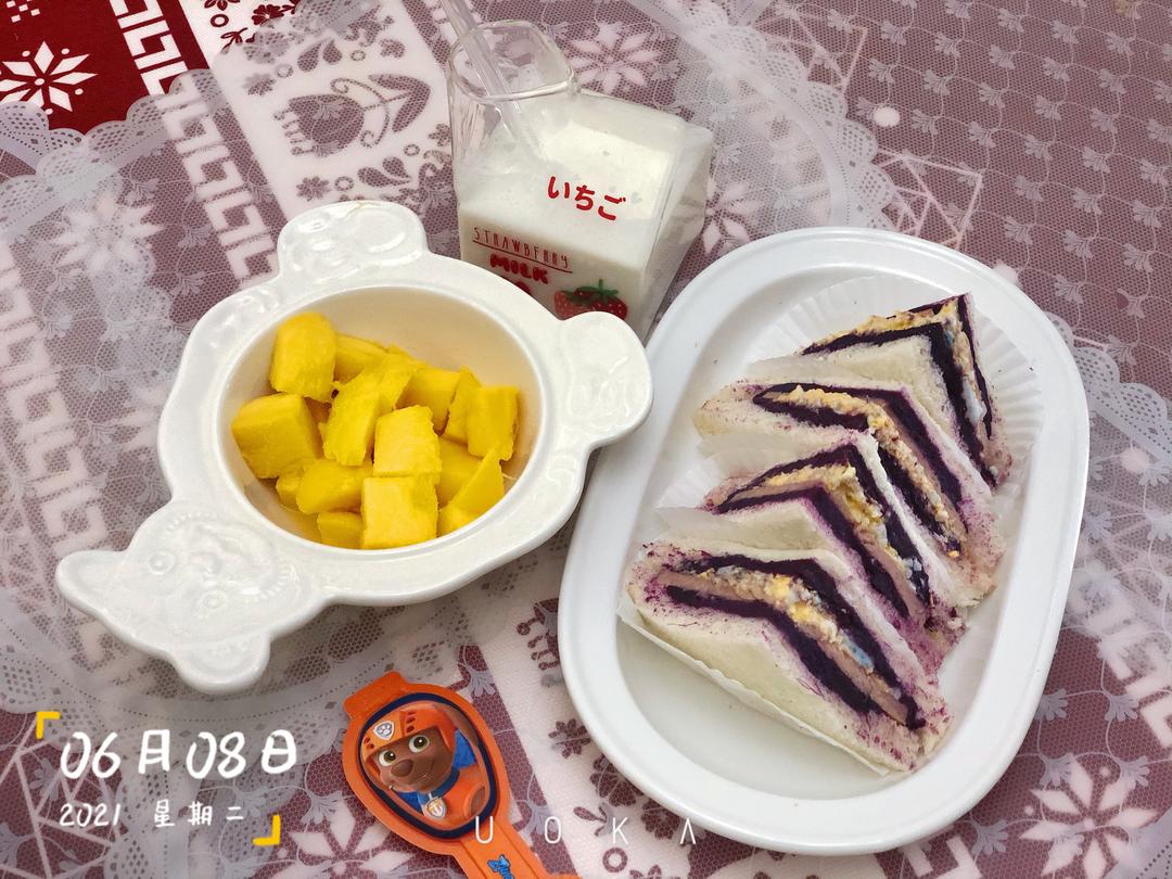 纯奶手撕吐司的做法 步骤1