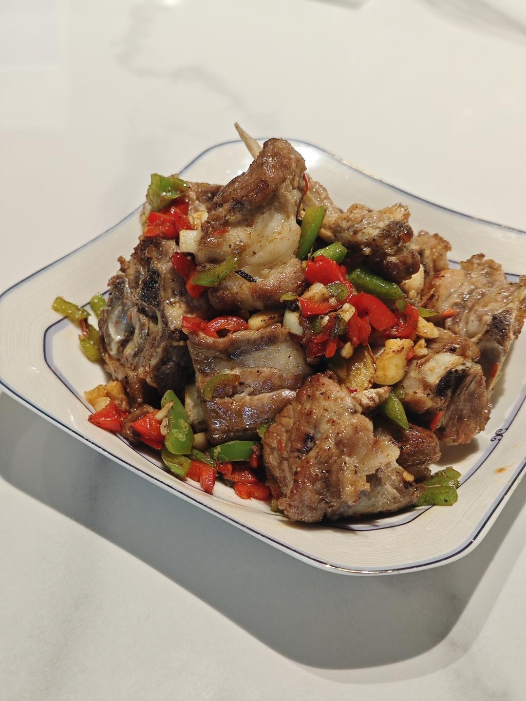 椒盐排骨‼️免油炸更健康‼️