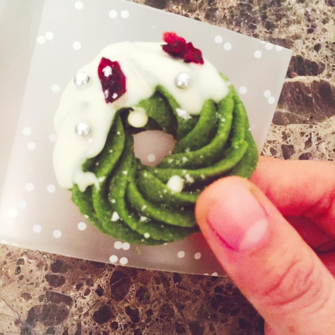 【圣诞】花环小曲奇 Christmas Wreath