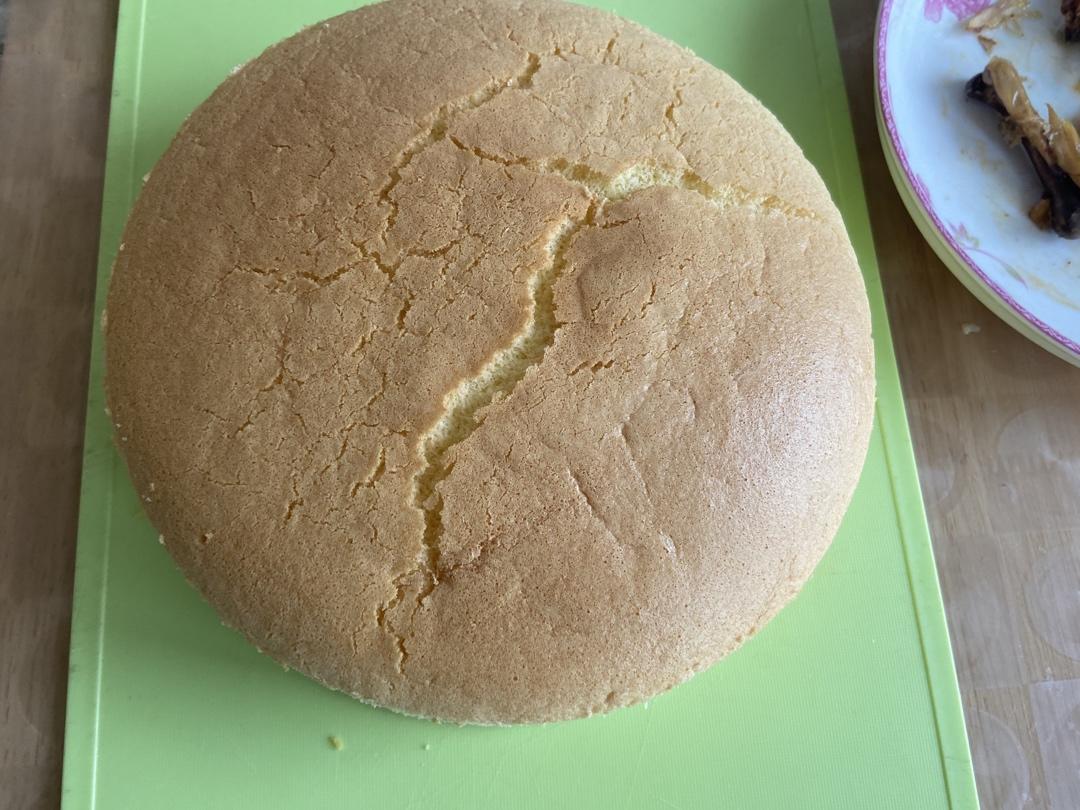 心心念念的古早味蛋糕（八寸）