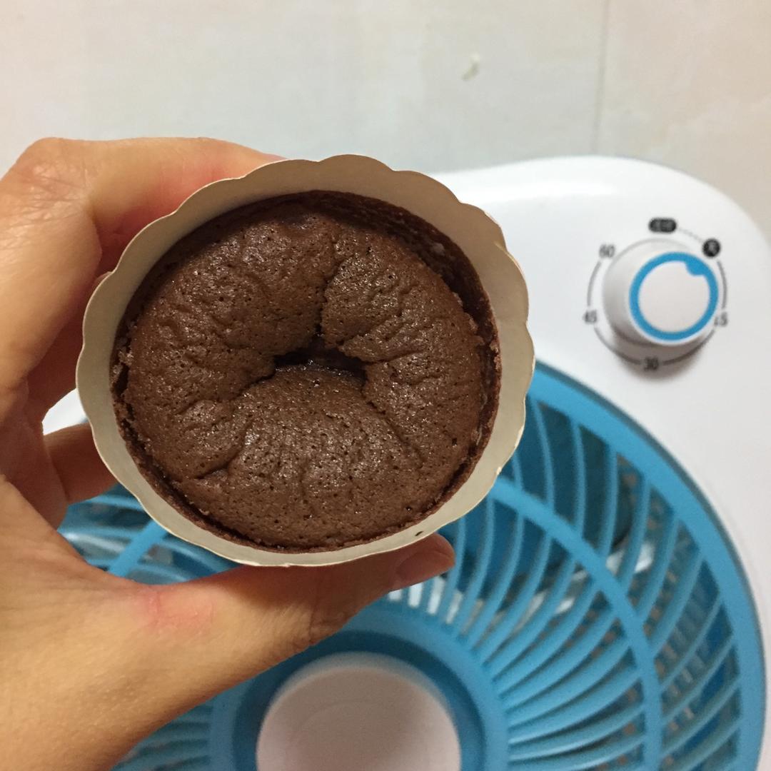 巧克力熔岩蛋糕(全图文超简单)