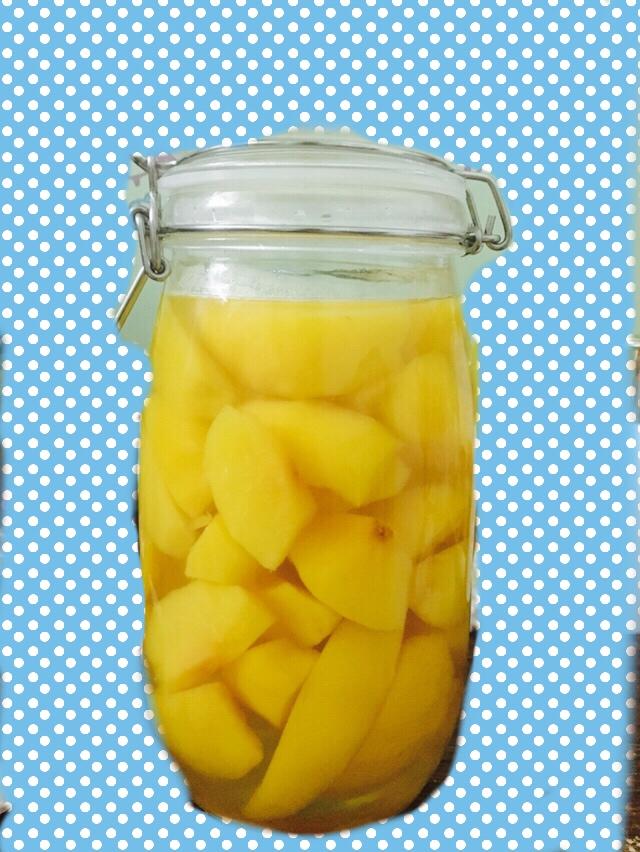 冰糖黄桃罐头（附常温保存方法）