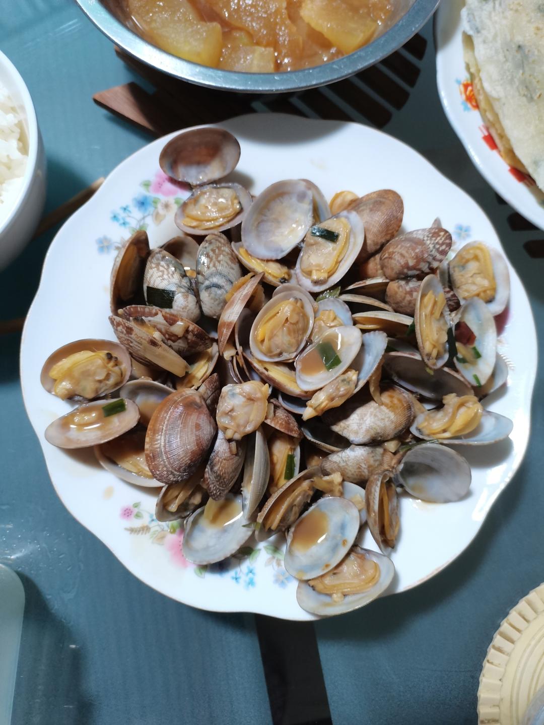 爆炒花甲（保留鲜味，不焯水的做法）