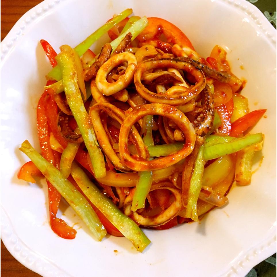 我是碧君啊做的韩式拌鱿鱼须