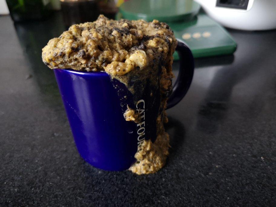 超简单的微波炉奥利奥蛋糕!手残党福音