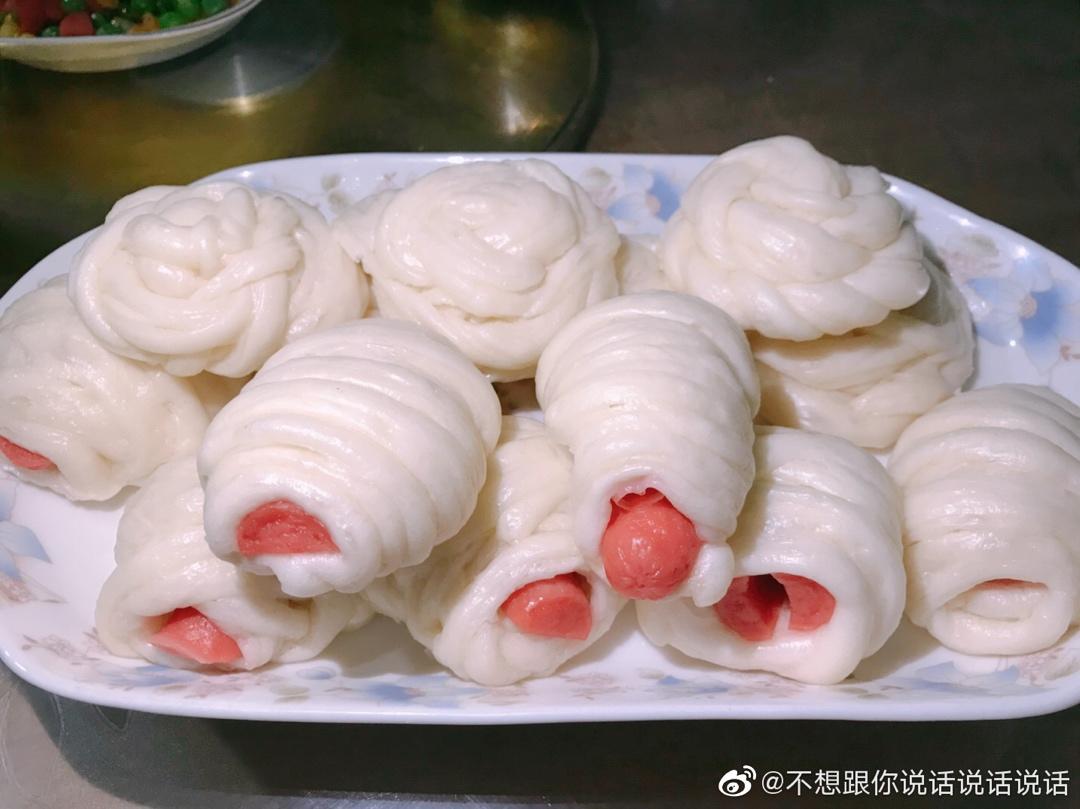 花卷 一次发酵松软好吃 造型简单 最近花卷馒头当道的