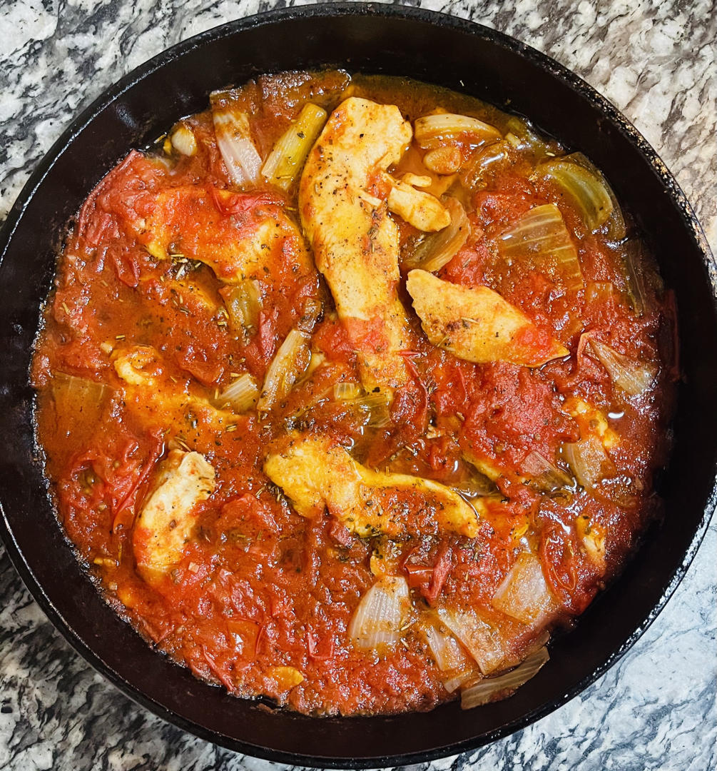 番茄炖鸡胸丨健康·三餐