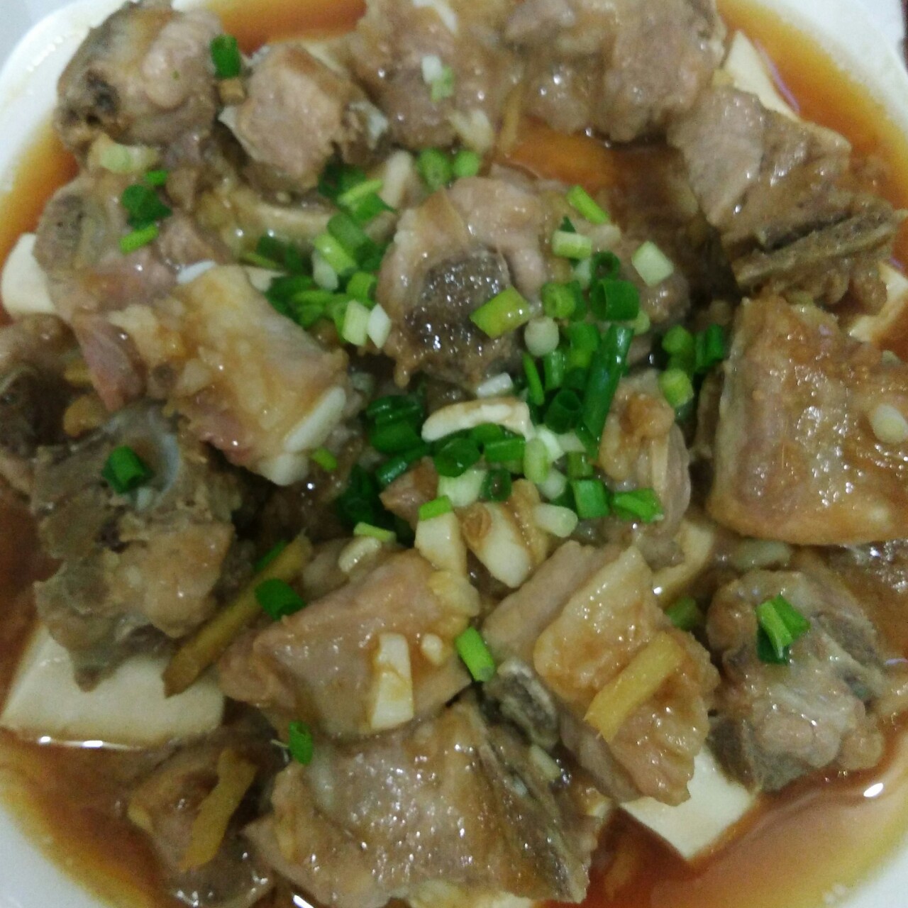 排骨蒸豆腐