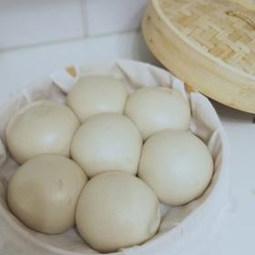 大白馒头 Steamed Bun