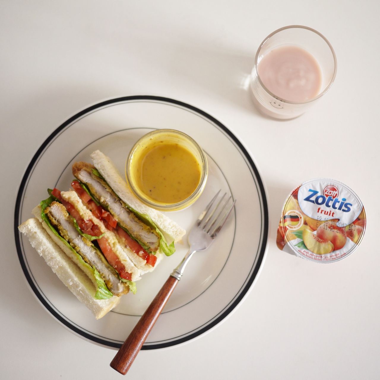 【曼达小馆】野餐——猪排三明治