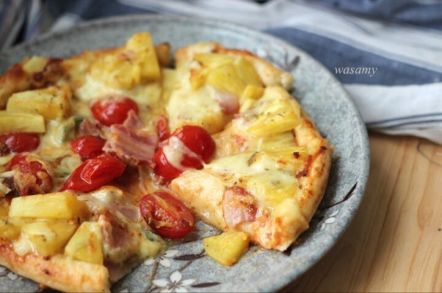夏威夷pizza（附饼底冷冻法）