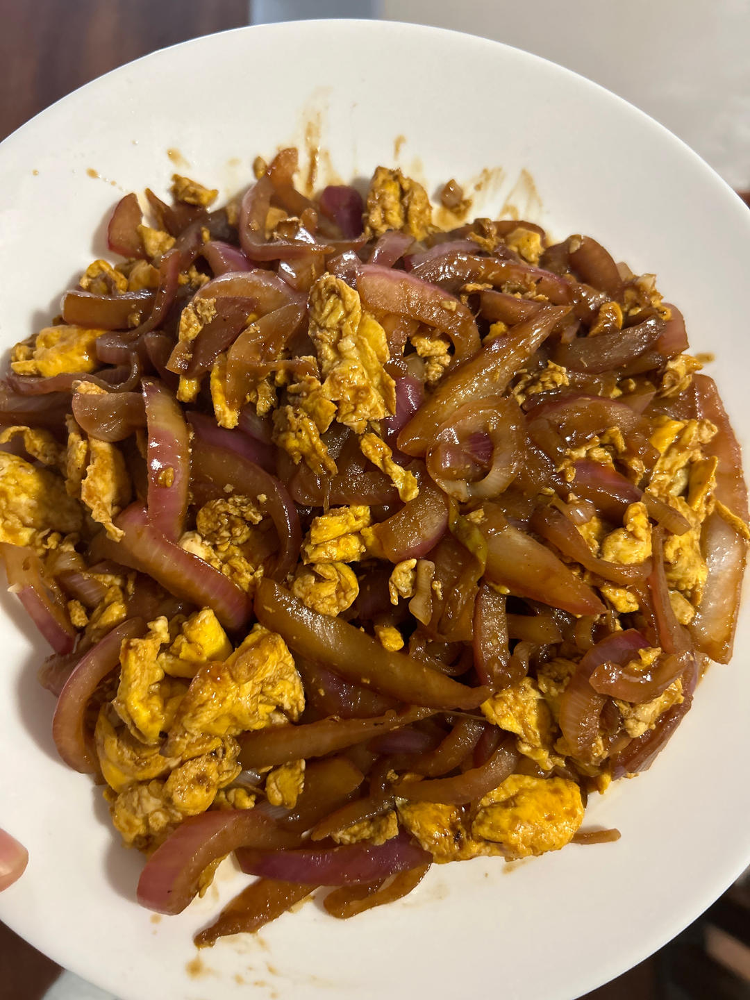 降压防癌的好食材  洋葱炒鸡蛋