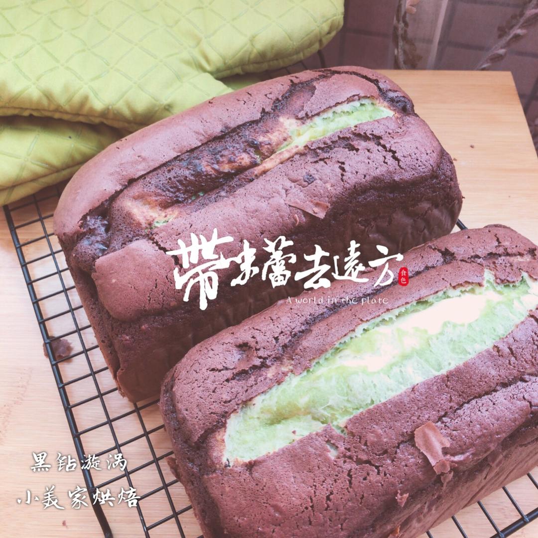 黑钻漩涡吐司（2个）附上博世厨师机手套膜做法