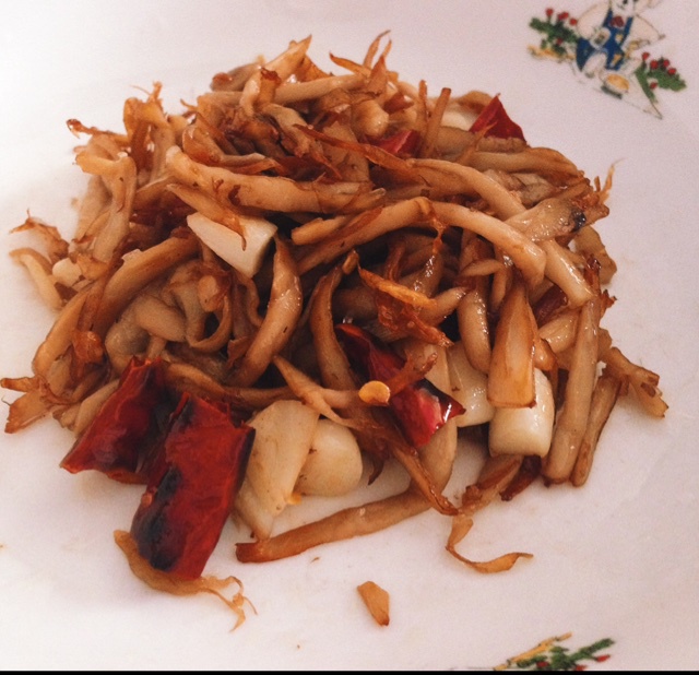 干煸手撕杏鲍菇