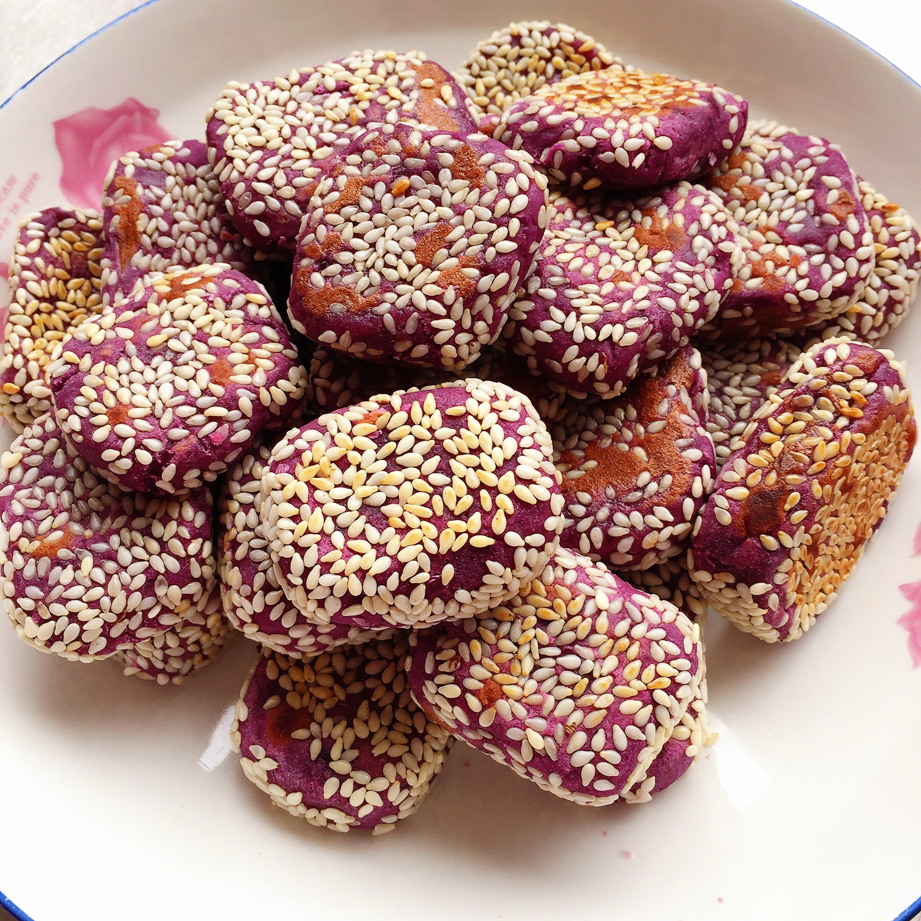 免烤免炸就能做出好吃的紫薯烙的做法