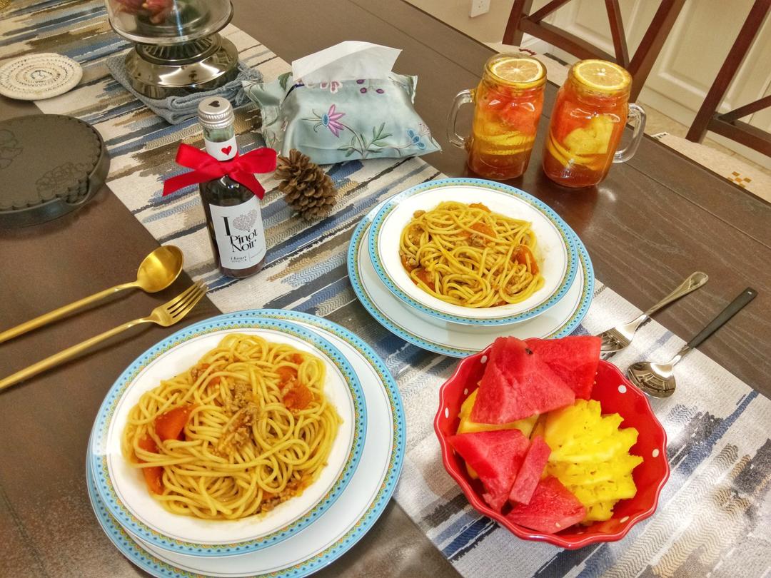 【番茄肉酱意面】