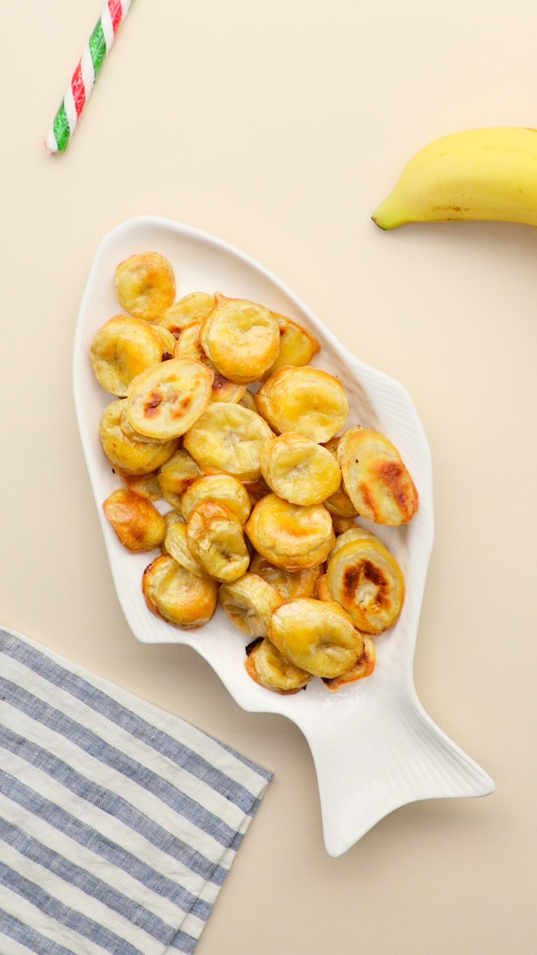 无油烤香蕉片