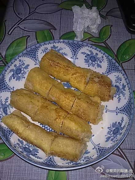 香蕉吐司卷