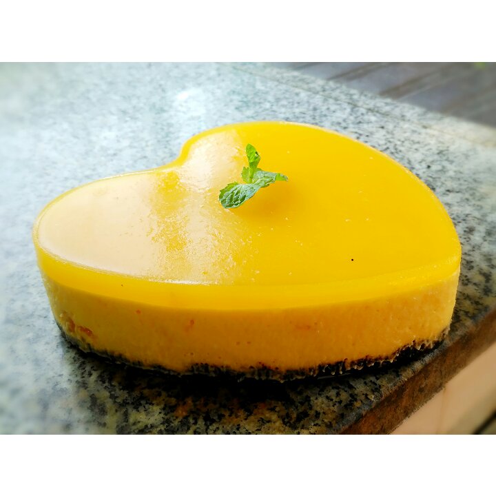 芒果冻芝士蛋糕