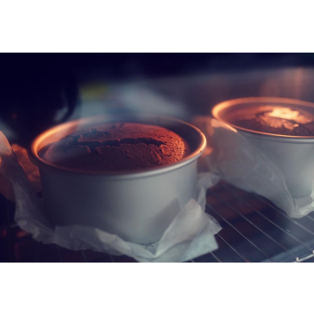 6寸可可戚风（内附8寸5蛋配方）