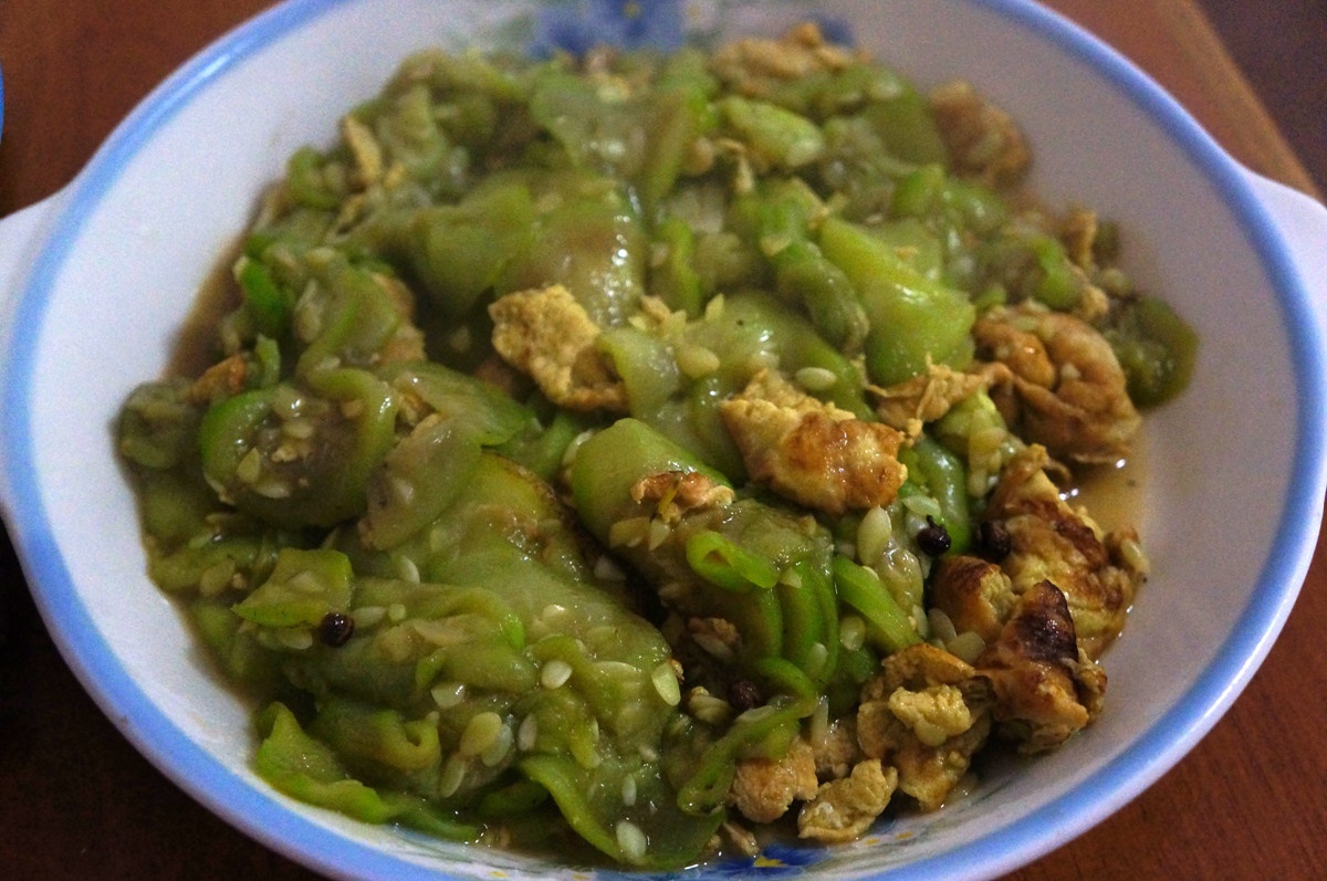 丝瓜炒蛋