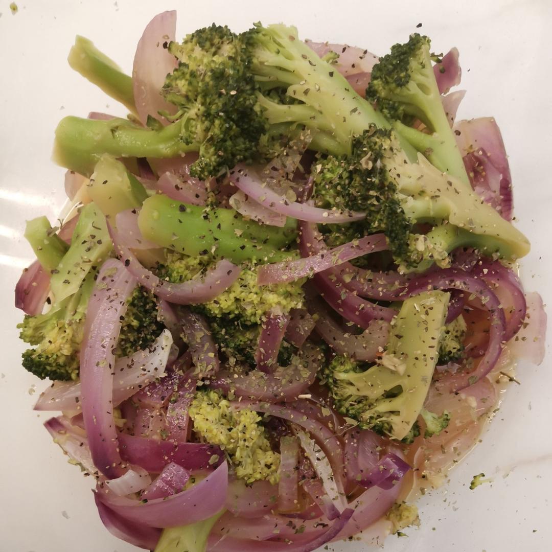 微波炉版清炒花菜