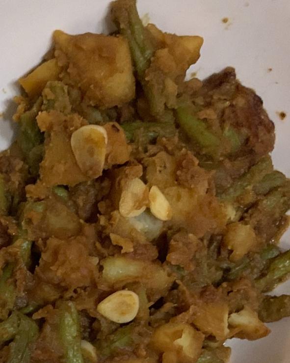 土豆炖豆角