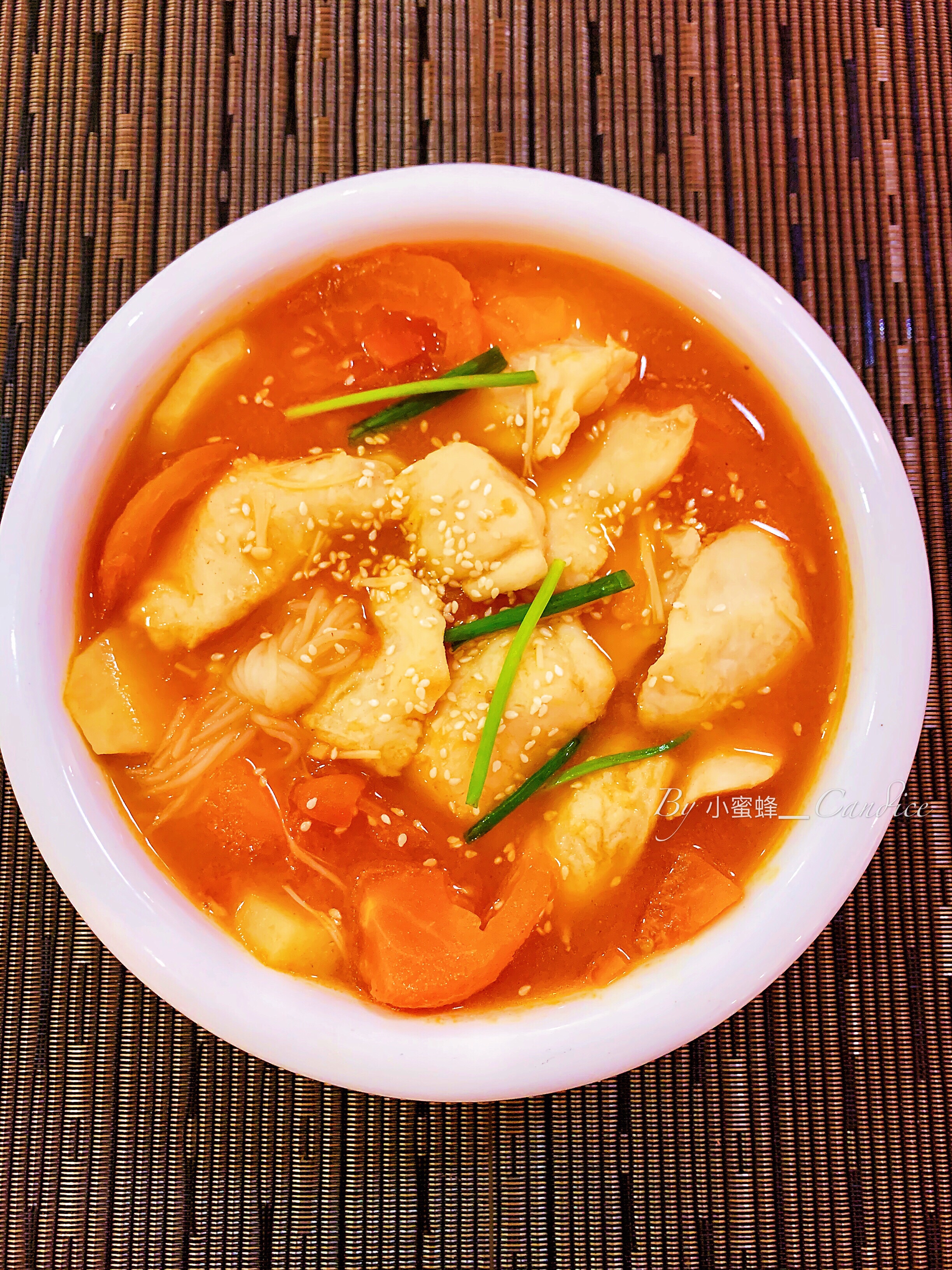 【酸甜开胃】浓香番茄龙利鱼汤🍅的做法