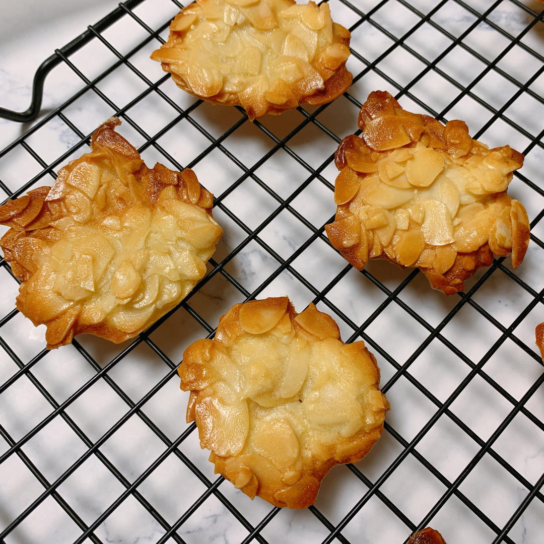 焦糖脆脆杏仁瓦片