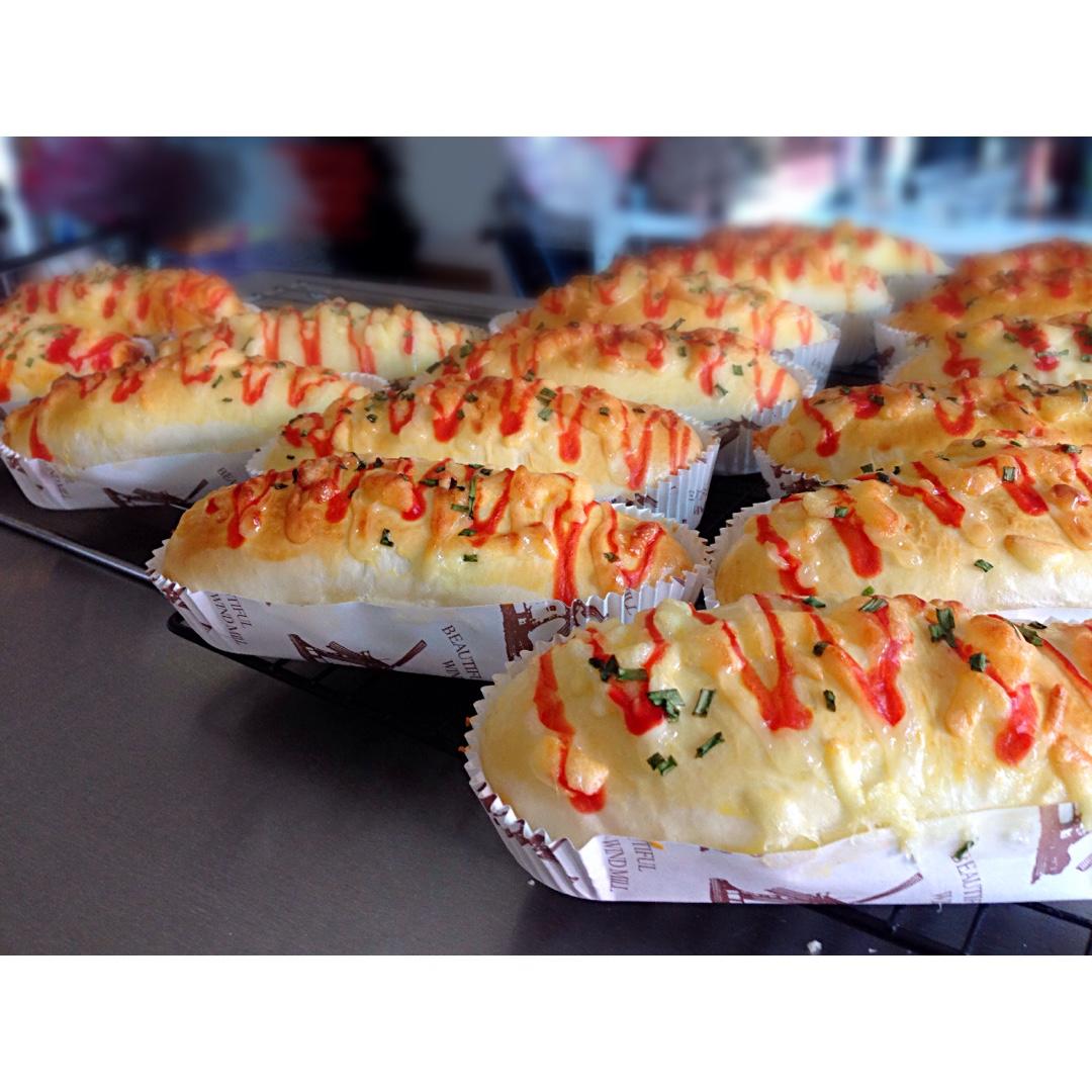 肉松沙拉酱面包（65度汤种）