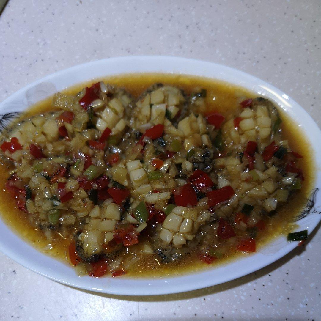 蒜蓉蒸鲍鱼