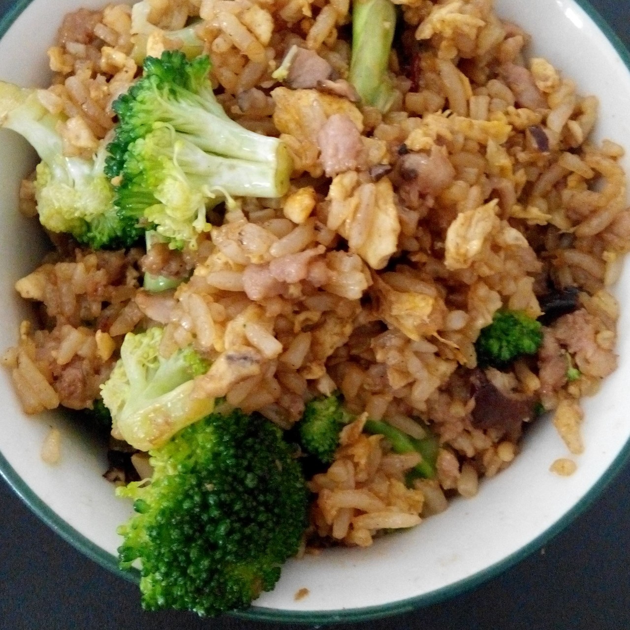 小时候的酱油炒饭