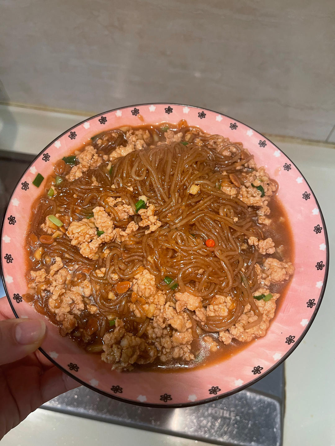 蚂蚁上树——肉沫粉条