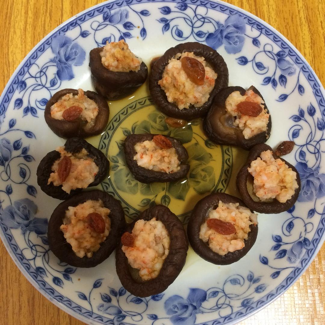 香菇蒸虾盏