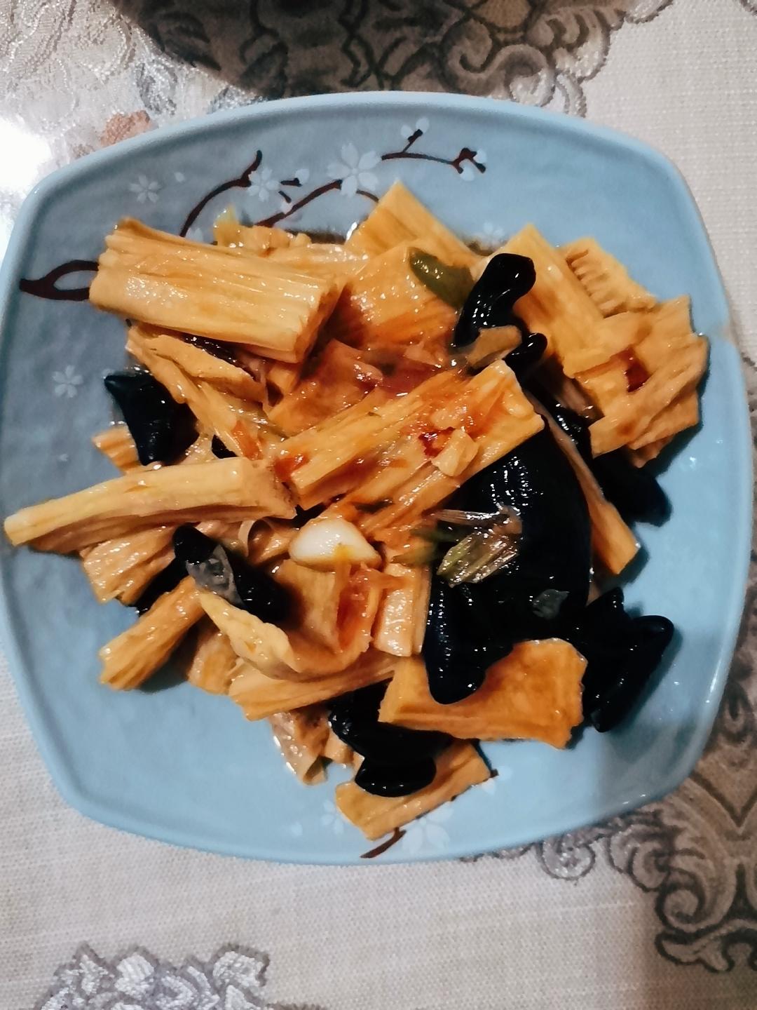 比肉还好吃的烧腐竹