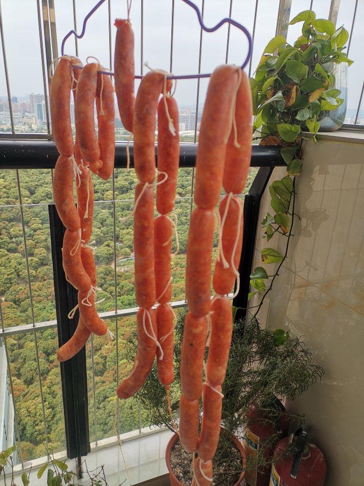 自制奥尔良风味手工小香肠