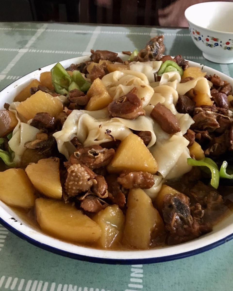 大盘鸡没有面