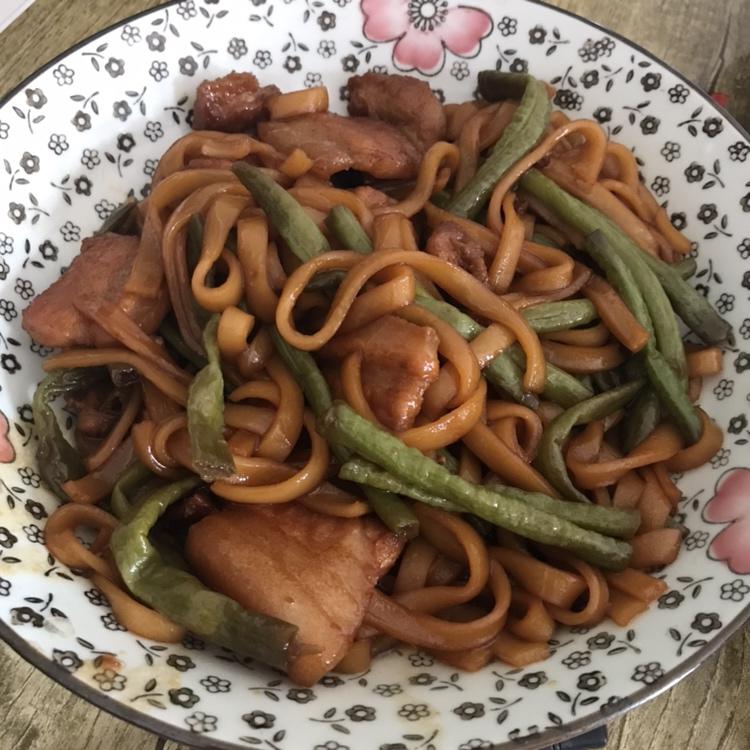 豆角焖面