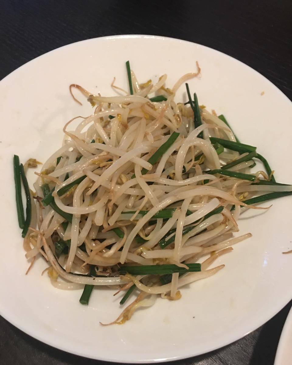 韭菜炒豆芽
