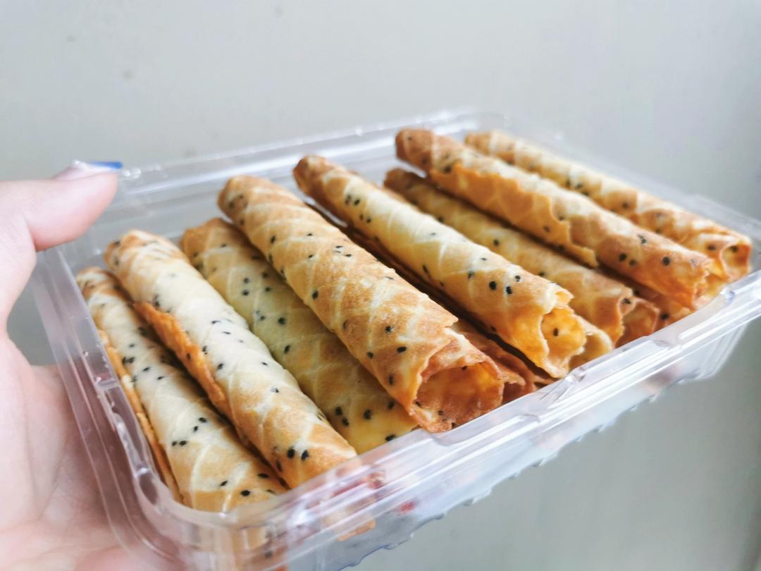 鸡蛋卷 脆皮蛋筒 冰淇淋绝配脆脆脆 无黄油不打发材料简单