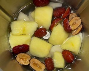 快手健康的苹果红枣燕麦甜汤的做法 步骤2