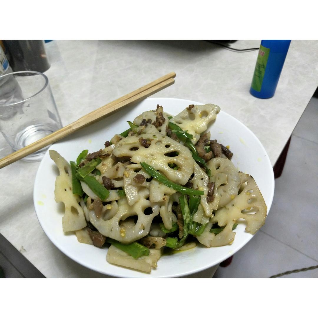 藕片炒肉